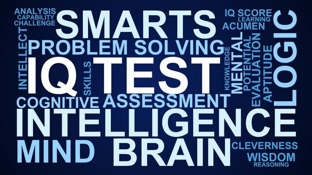 Iq Test Word Cloud