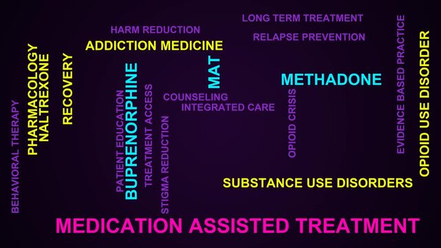 Medication Assisted Treatment Word Cloud