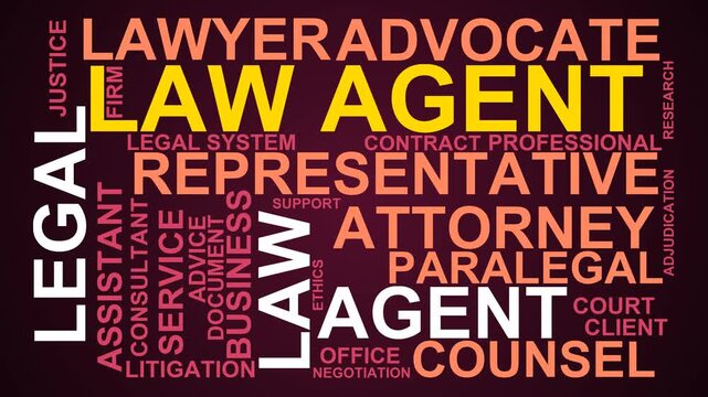 Law Agent Word Cloud