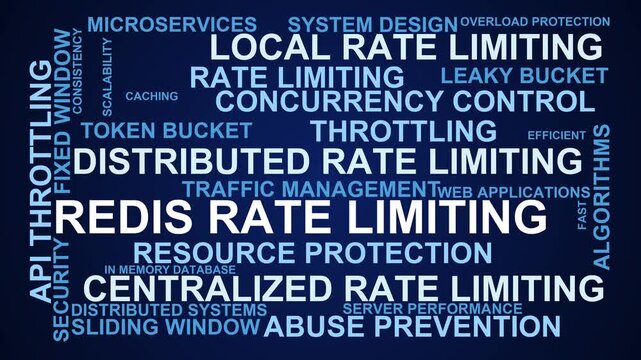 Redis Rate Limiting Word Cloud