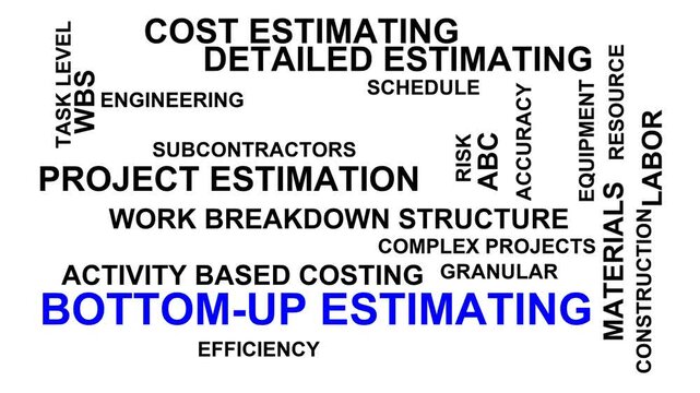 Bottom-Up Estimating Word Cloud