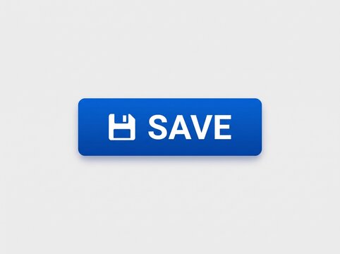 Save Button With Floppy Disk Icon