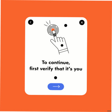 To continue, first verify that it's you
