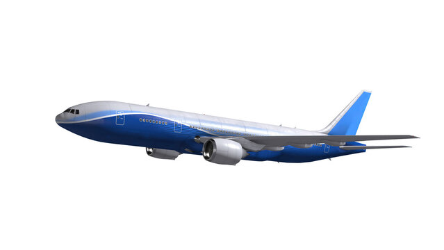 airplane isolated on transparent backgroujnd