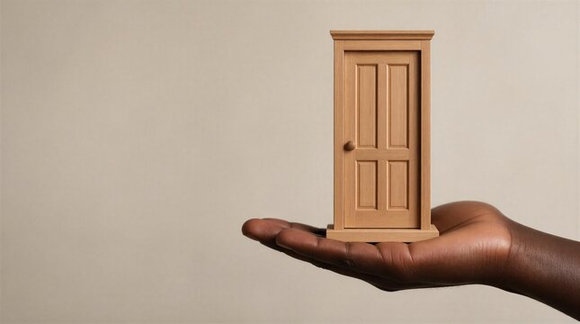 hand opening door