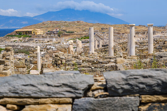 Delos archaeological site, Greece