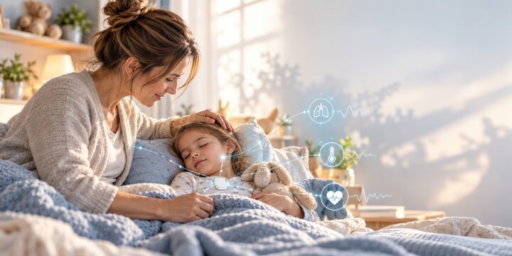Pediatric Remote Monitoring With AI Supported Home Care