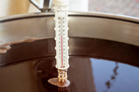 traditional balsamic vinegar of Modena, boiling must for vinegar