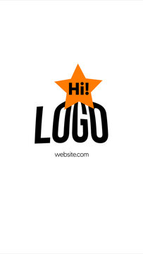 Kinetic Logo Motion Shapes Star VERTICAL &ndash; Dynamic Logo Animation, Kinetic Geometric Shapes, Animated Brand Reveals and Modern Motion Graphics for Professional Video Editing