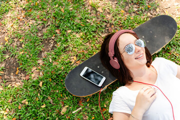 Relaxing outdoors with music photo © Rawpixel.com