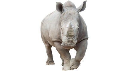PNG, rhinoceros, rhino, big, animal, zoo, safari, grey, png on transparent cutout, © Molvi