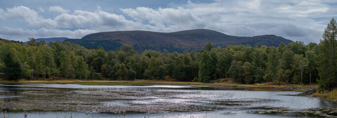 Lochan Mor and Woodland Beneath the Cairngorm Mountains, Scotland © Andrew