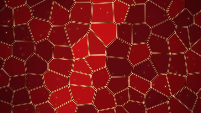 chinese, newyear, lunar, imlek, red, gold, golden, festive, holiday, celebration, abstract, animation, pattern, lattice, geometric, glowing, light, particles, sparkle, glitter, elegant, luxury, orient