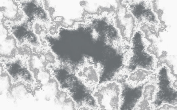 Abstract grunge texture with dark grey smoky clouds and distressed ink splatter patterns, artistic digital background with rough weathered surface effect and soft atmospheric gradient transitions