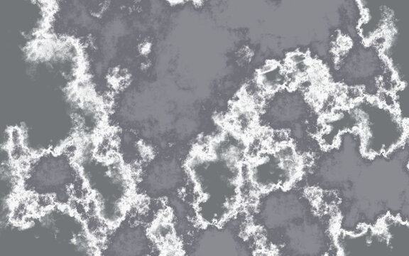 Abstract gray and white cloudlike texture, ethereal smoke or marble pattern, soft organic shapes with grainy noise effect, artistic digital background for design projects