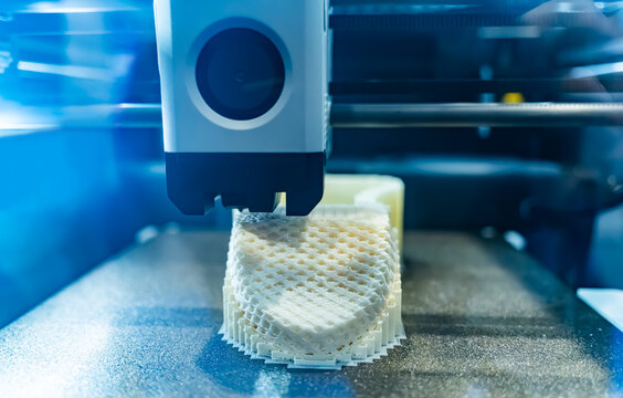 3d printed green shoe figure close-up