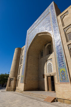 The Khanaqah (Sufi lodge) of Nodir Devonbegi in Bukhara, Uzbekistan, built in 1620-1621