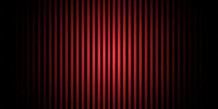 Vertical red and stripes with a glowing gradient light effect, creating a symmetrical pattern of parallel lines on a dark background