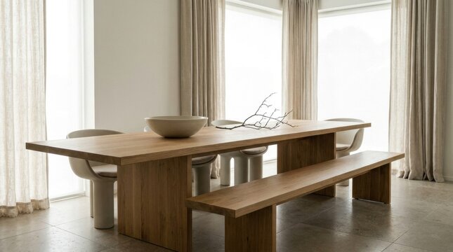 Artisanal healthy breakfast jar featuring Minimalist dining room natural l prepared with organic ingredients on rustic wooden table