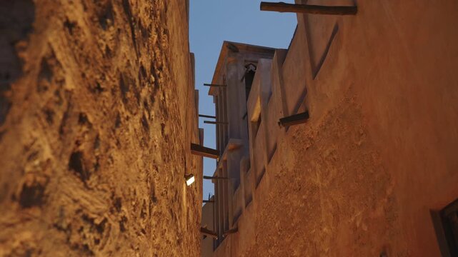 A Glimpse of Traditional Architecture in Old Dubai
