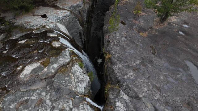 La cascade des Trois Roches sur l'ile de la R&eacute;union