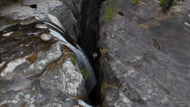La cascade des Trois Roches sur l'ile de la R&eacute;union