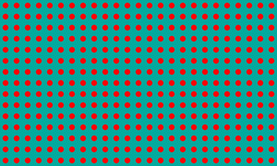 Red polka dots pattern seamless on background  © Hannanget