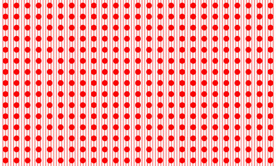 Red polka dots pattern seamless on background  © Hannanget