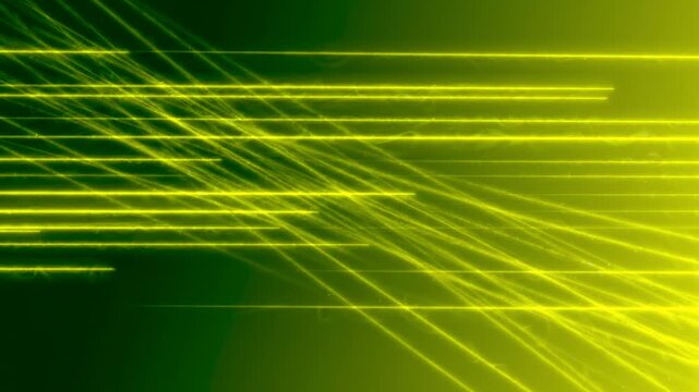 Luminous lines creating a complex network representing digital information data transfer and interconnected global communication.