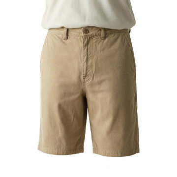 Chino shorts apparel clothing isolated on a transparent background showing classic summer style for fashion photography and retail design projects