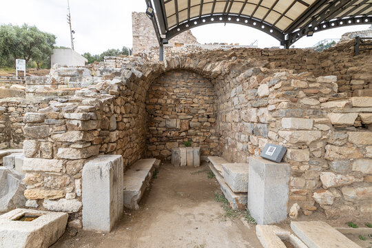 Metropolis Ancient City in Torbali, Izmir, Turkey, Archaeological Ruins and Ancient Greek and Roman Heritage