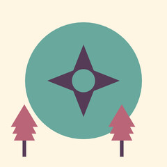 Obraz na płótnie Canvas Explorer Compass
