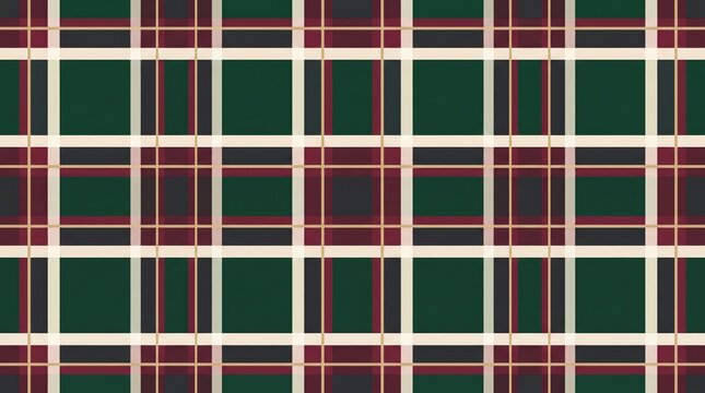 Green and red tartan plaid pattern with cream and gold stripes on white background

A close-up view of a green, red, and cream tartan plaid pattern with thin gold lines.

tartan, plaid, pattern, texti