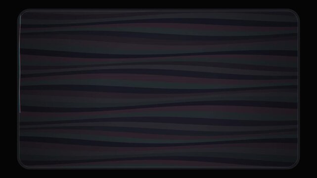 Abstract Dark Screen with Subtle Horizontal Digital Wave Lines