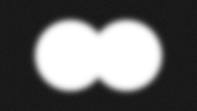 Dark black binoculars long distance zoom view vignette frame overlay blurred shadow  with noise grain effect for focus or highlight design and mockups isolated on PNG transparent background.