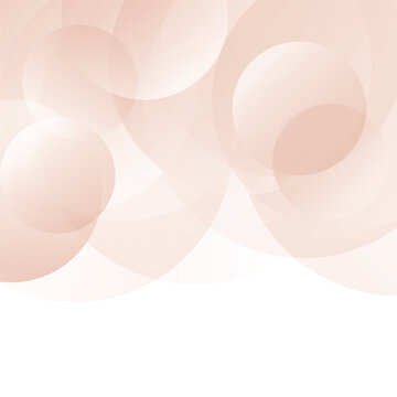 Soft Peach Gradient Circles Background