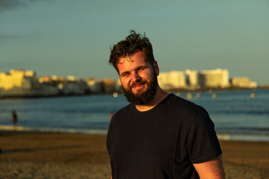 Guy at the beach