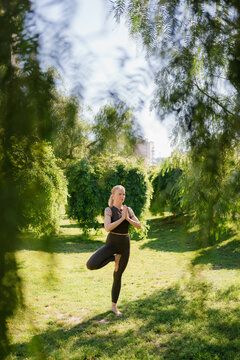 Woman Creating Her Own Moment of Calm