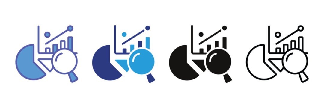 Statistical Analysis collection of icon styles
