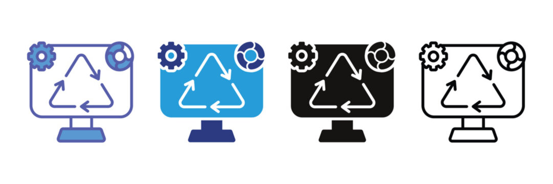 Validation Process collection of icon styles