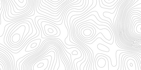 Topographic map background geographic line map with elevation assignments. Modern design with White background with topographic design © FS