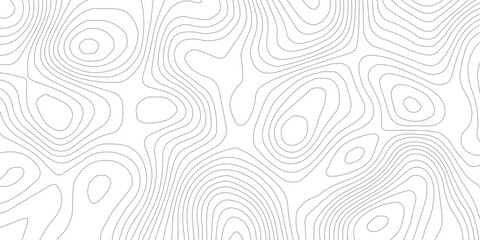 Topographic map background geographic line map with elevation assignments. Modern design with White background with topographic design © FS