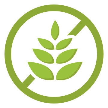 Png gluten free icon element, transparent background