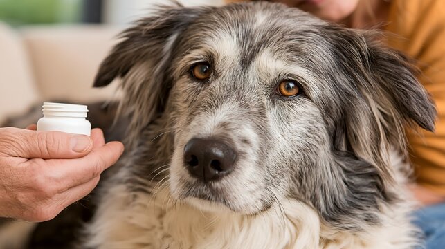 Pet Medication Care Concept