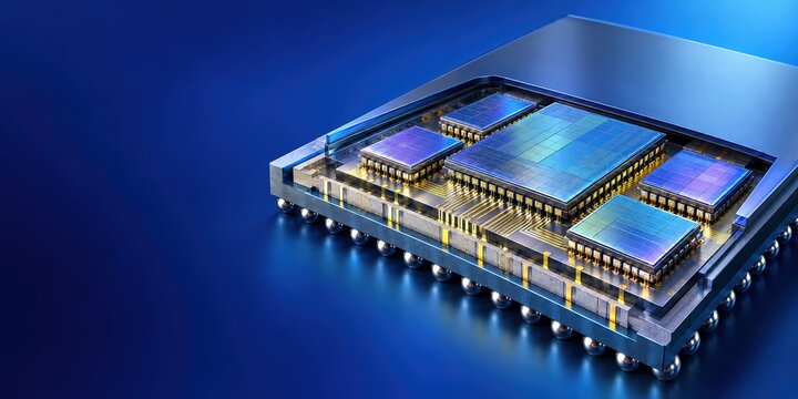 Advanced chiplet semiconductor package
