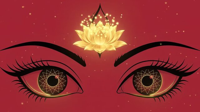 Maa Durga Divine Eyes