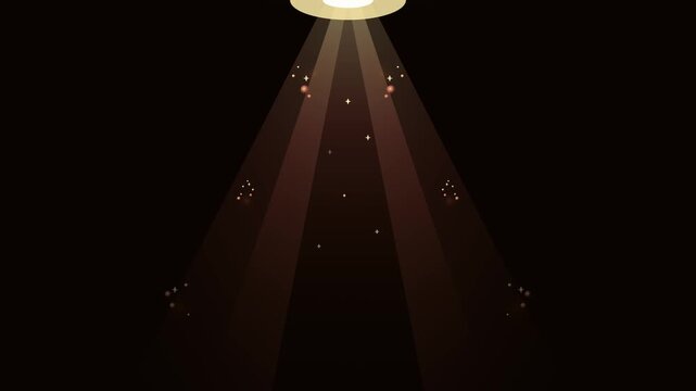 Pulsating Starlet Constellation Night Sky Background Video