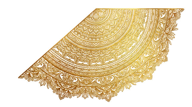 3d geometric pattern made of interconnected golden lines and dots forming a textured surface