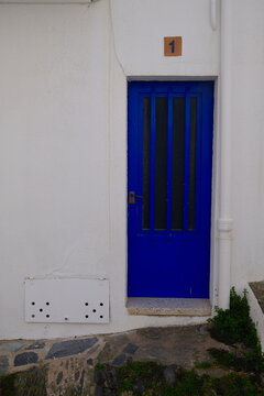 Architectural Door with Distinctive Design, Color and Decorative Details