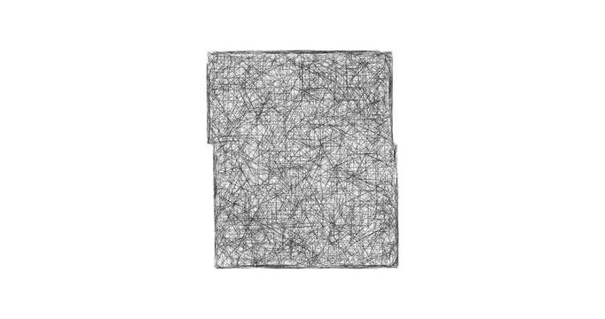 Sketch Barnes outline map animation - smooth progressive reveal